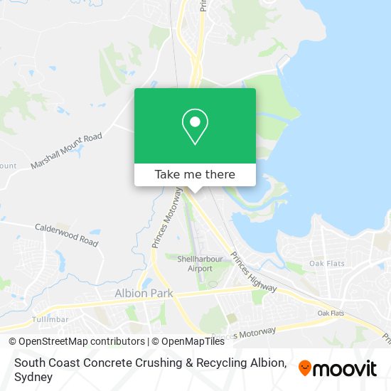 Mapa South Coast Concrete Crushing & Recycling Albion