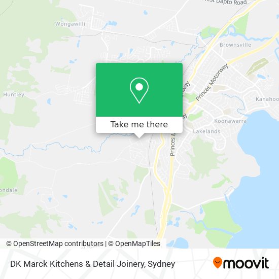 DK Marck Kitchens & Detail Joinery map