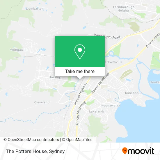 The Potters House map