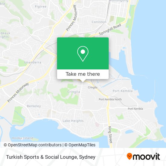 Turkish Sports & Social Lounge map