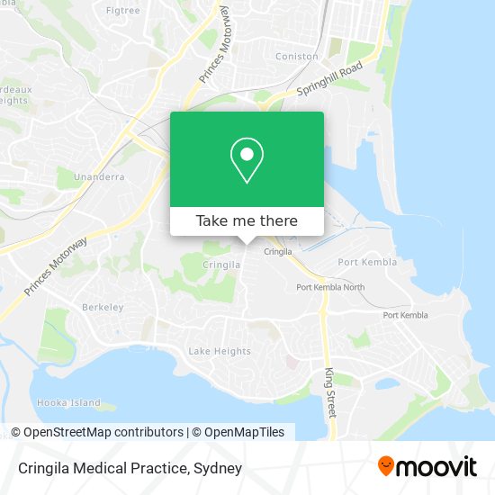 Cringila Medical Practice map