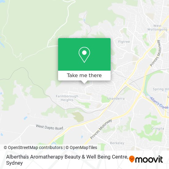 Albertha's Aromatherapy Beauty & Well Being Centre map