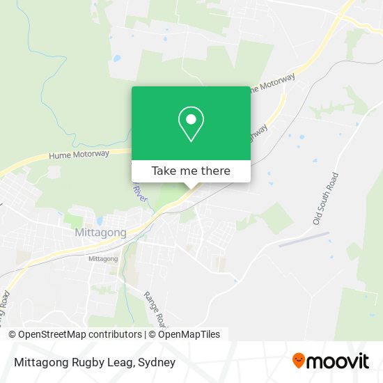 Mittagong Rugby Leag map