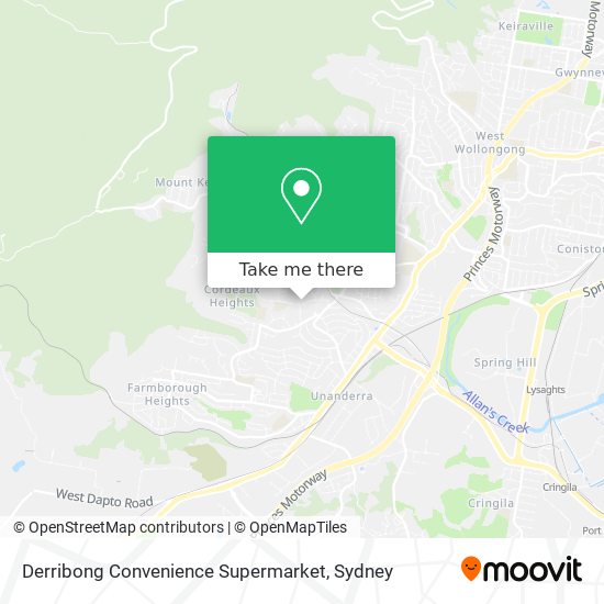 Derribong Convenience Supermarket map