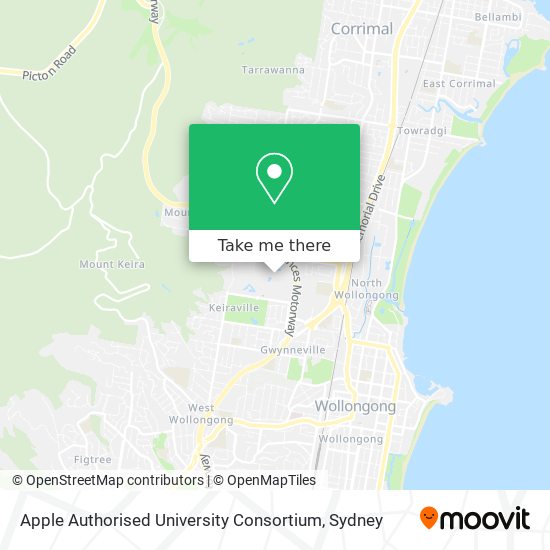 Mapa Apple Authorised University Consortium