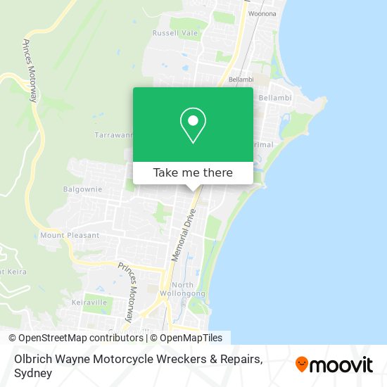 Olbrich Wayne Motorcycle Wreckers & Repairs map