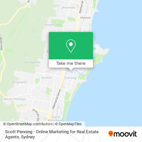 Scott Penning - Online Marketing for Real Estate Agents map