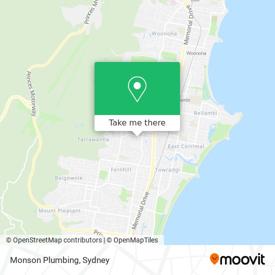 Mapa Monson Plumbing