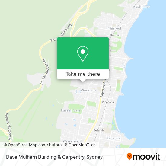 Dave Mulhern Building & Carpentry map