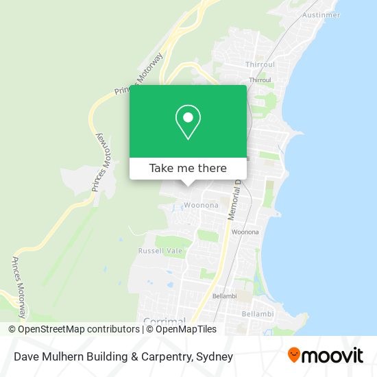 Mapa Dave Mulhern Building & Carpentry