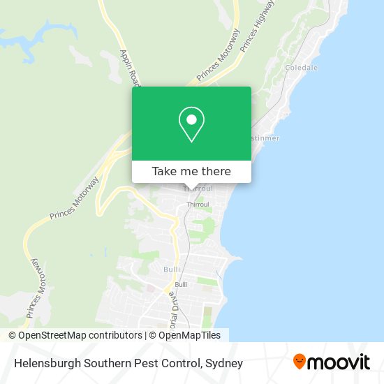 Helensburgh Southern Pest Control map