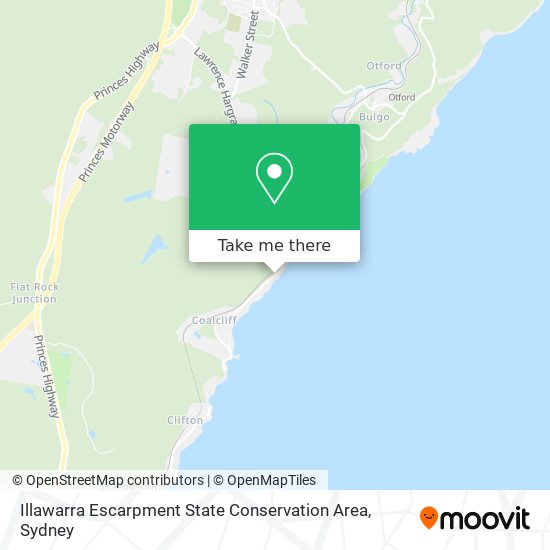 Illawarra Escarpment State Conservation Area map