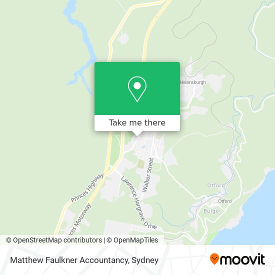 Matthew Faulkner Accountancy map