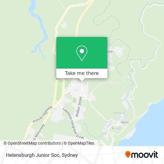 Mapa Helensburgh Junior Soc