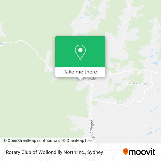 Rotary Club of Wollondilly North Inc. map