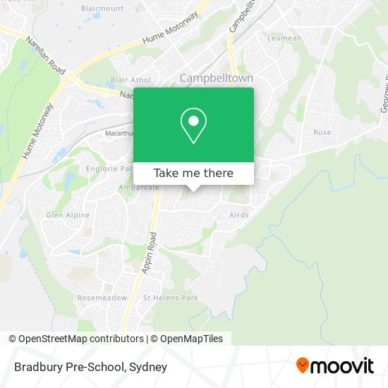 Bradbury Pre-School map