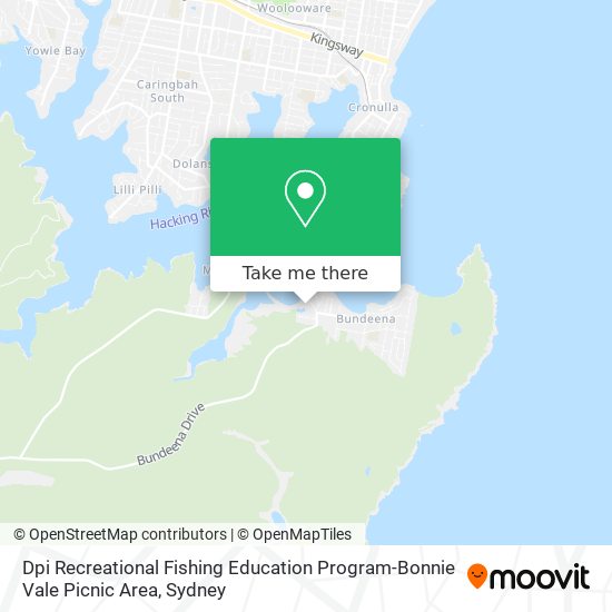 Mapa Dpi Recreational Fishing Education Program-Bonnie Vale Picnic Area