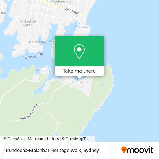 Bundeena-Maianbar Heritage Walk map