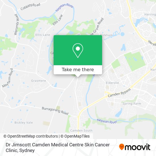 Mapa Dr Jimscott Camden Medical Centre Skin Cancer Clinic