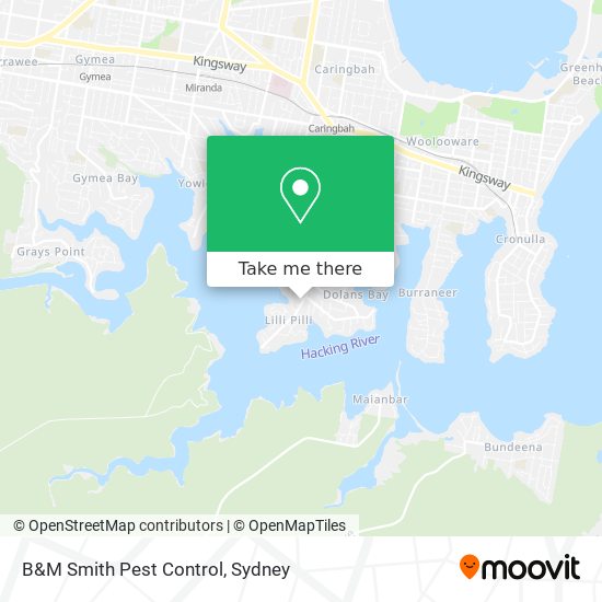 B&M Smith Pest Control map