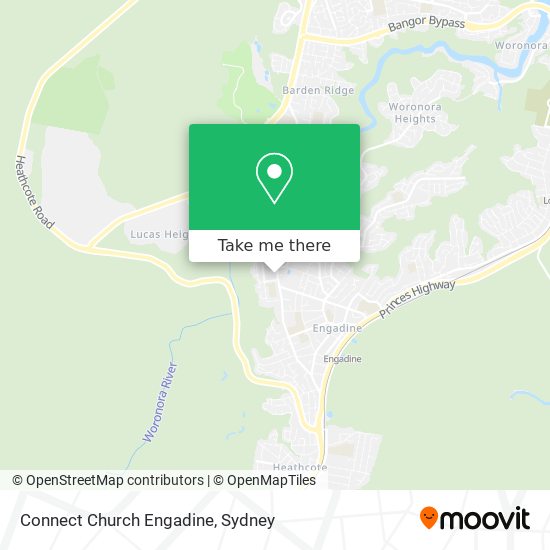Connect Church Engadine map