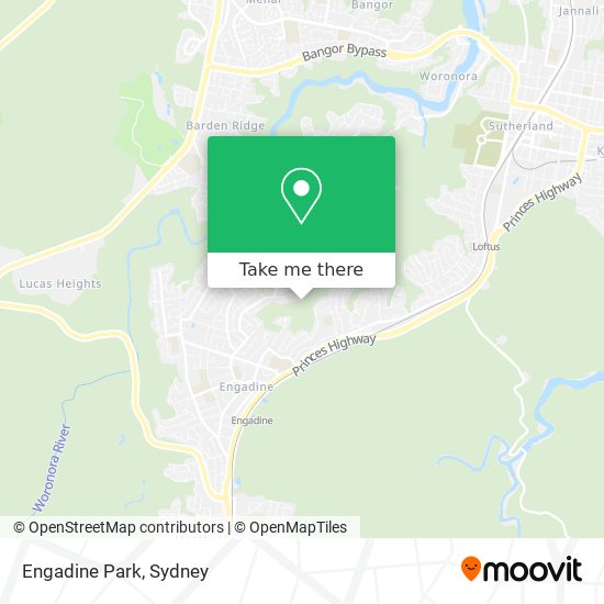 Engadine Park map