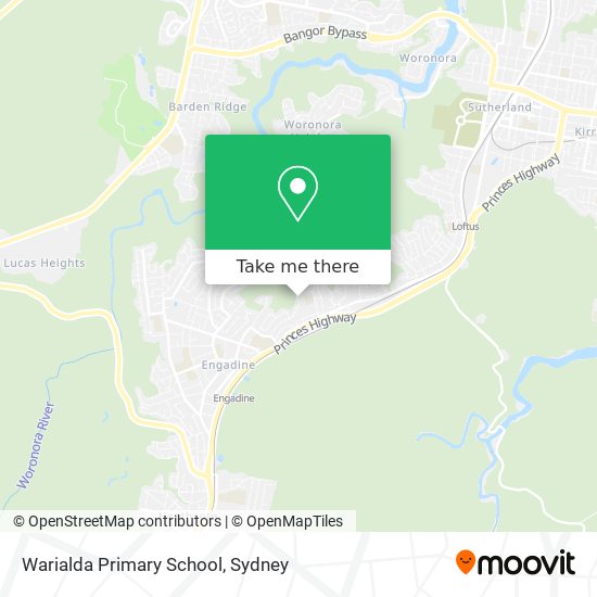 Mapa Warialda Primary School