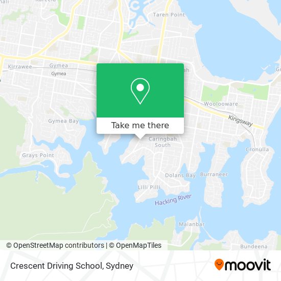 Mapa Crescent Driving School