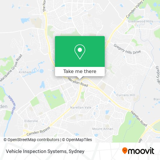 Vehicle Inspection Systems map