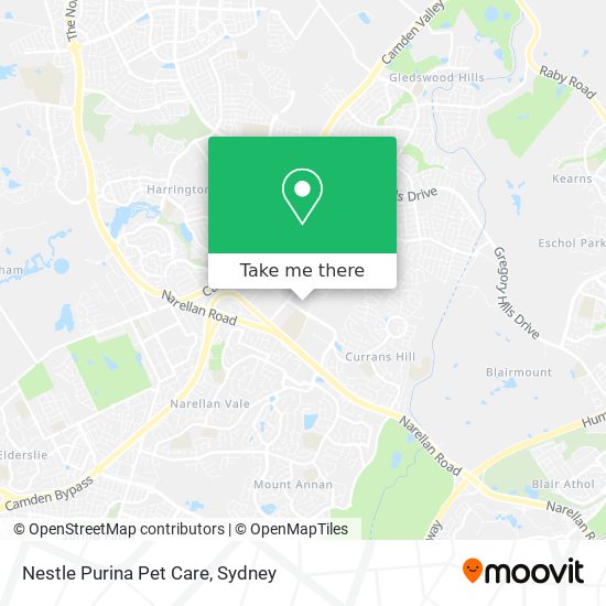 Nestle Purina Pet Care map