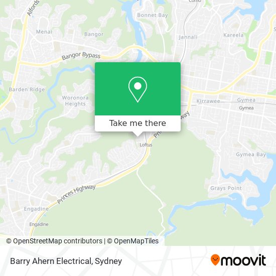 Barry Ahern Electrical map