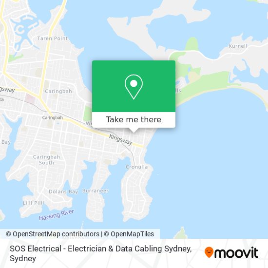 Mapa SOS Electrical - Electrician & Data Cabling Sydney