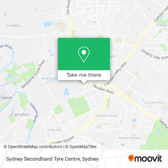 Sydney Secondhand Tyre Centre map