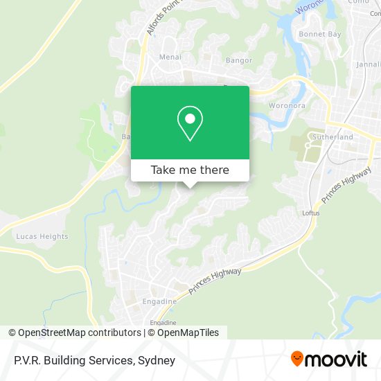 P.V.R. Building Services map