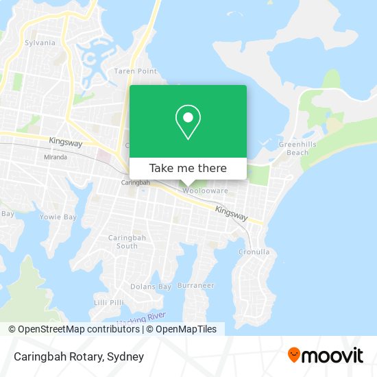 Mapa Caringbah Rotary