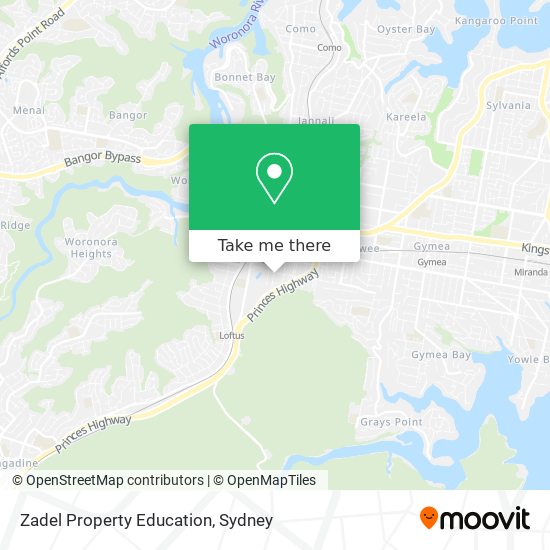 Mapa Zadel Property Education