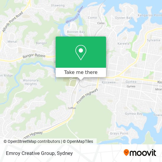 Emroy Creative Group map