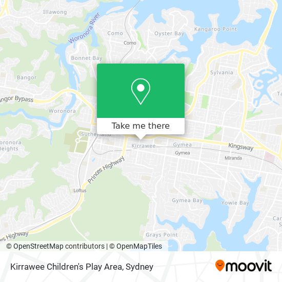 Mapa Kirrawee Children's Play Area