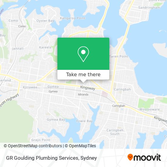 Mapa GR Goulding Plumbing Services