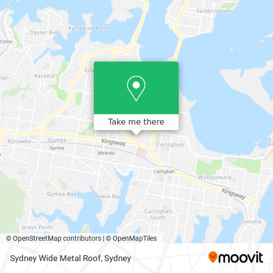 Sydney Wide Metal Roof map