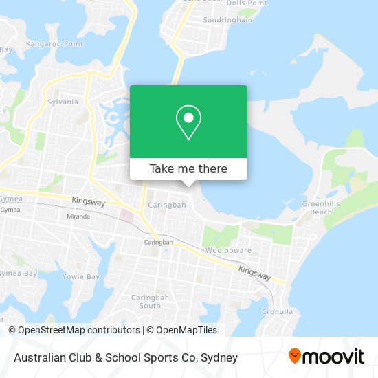 Australian Club & School Sports Co map