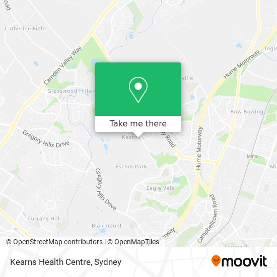 Kearns Health Centre map