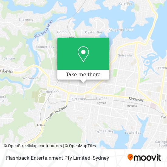 Flashback Entertainment Pty Limited map
