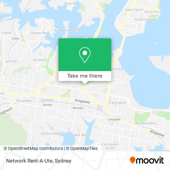 Network Rent-A-Ute map