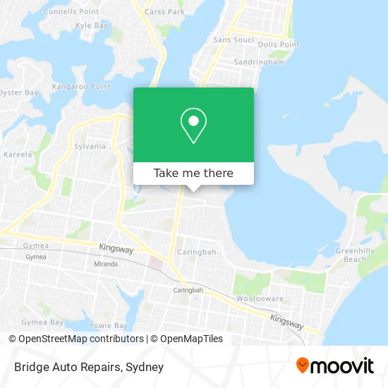 Bridge Auto Repairs map