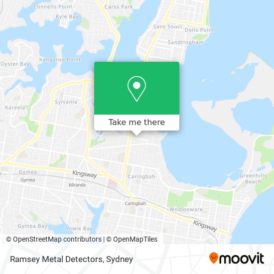 Ramsey Metal Detectors map