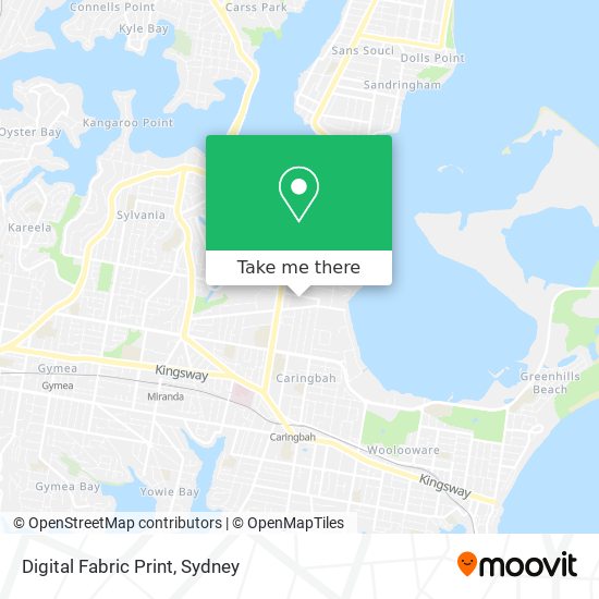 Digital Fabric Print map