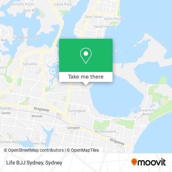 Life BJJ Sydney map