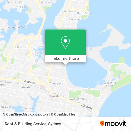 Roof & Building Service map