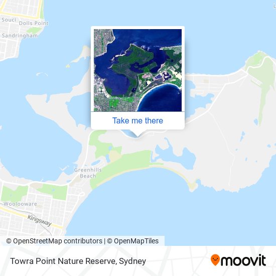 Towra Point Nature Reserve map